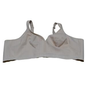 Cacique Unlined Full Coverage No Wire Tan Bra Size 48DD